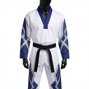 Uniforme de Taekwondo léger et confortable pour la boxe, tissu extensible en polyester/nylon, service OEM, prix bas, unisexe, adultes - Product Image 5