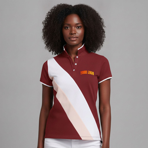 Polo pour femme de qualité supérieure, 220 GSM, tissu piqué 100% coton, respirant, confortable, décontracté, usage quotidien, fabricant OEM, étiquette privée - Product Image 6