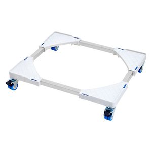Supporto Regolabile per Mini Frigo con Ruote Scorrevoli, Piedistallo Universale per Lavatrice e Frigorifero, Ruote Multiuso - Product Image 1