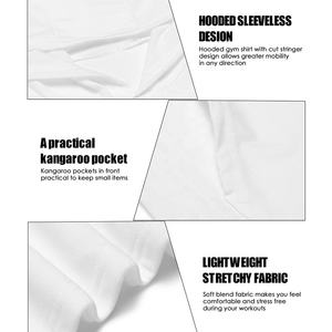 Summer New Product Comfortable <b>Hoodies</b> for Man, 100% Cotton Breathable Stylish Easy Wear <b>Men</b> Gym <b>Hoodies</b> - Product Image 5