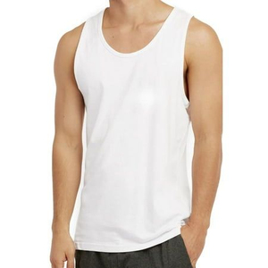 Sleeveless Muscle Tee Mens Fitness <b>Running</b> Gym Vests Stringer Tank Top Undershirt Breathable Sporty 100% Polyester Crew Neck - Product Image 2