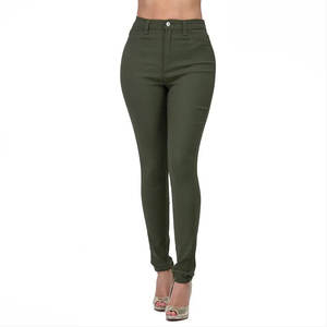 Jeans Ajustados Rotos Personalizados de Cintura Alta para Mujer, Pantalones Vaqueros de Mezclilla para Mujer, Jeans de Mezclilla para Mujer, Pantalones Tipo Lápiz - Product Image 3