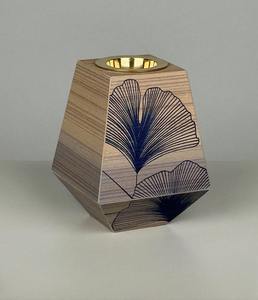 Brûleur d'encens en bois avec insert métallique, diffuseur d'aromathérapie au bois de santal, décoration intérieure toute saison, décoration intérieure Ramadan Eid - Product Image 2