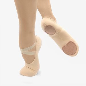 Stretch Canvas Split Sole Ballet Shoes for Adults Women High Performance Split Suede Sole flexibility - Product Image 2