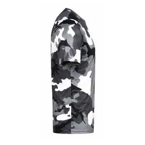 Camiseta de Camuflaje para Hombre Ekin Impex, Manga Corta, Cuello Redondo, Corte Ajustado, Secado Rápido, Estilo Urbano, Tejido de Punto Estampado - Product Image 5