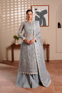 Robes de mode élégantes, robes de mariée, tenues de mariage, robes de soirée longues, broderies faites à la main, travail complet de sequins, robes de réception - Product Image 6
