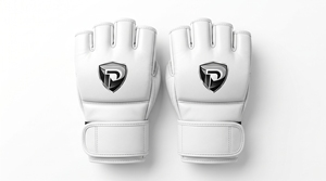 ถุงมือ MMA Dumela International EVO หนังสีขาวด้าน ระบายอากาศได้ดี ปรับแต่งได้ คุณภาพสูง ป้องกันได้ทุกฤดู - Product Image 2