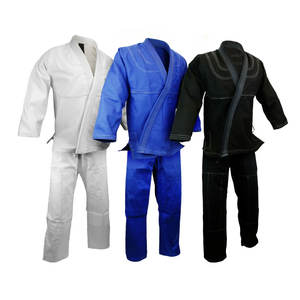 ชุดฝึกซ้อมยิวยิตสูบราซิลแบบพรีเมียม ดีไซน์ใหม่ปี 2026 สำหรับผู้ใหญ่ ผ้าฝ้าย 100% 320 กรัม แห้งเร็ว ทนทาน - Product Image 1