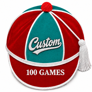 Casquettes d'honneur respirantes, réglables, faites à la main, brodées, avec pompons, pour le sport et les événements, protection solaire, style Angleterre - Product Image 4