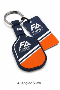 Decorative Pickleball Keychain Featuring Paddle and Ball Charm Strong Metal Key <b>Ring</b> Ideal for Daily Use and Gift Giving - Product Image 6