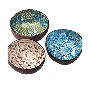 Large Wooden Bowl Hand Carved <b>COCONUT</b> BOWL Hot Selling Good Price - Product Image 4