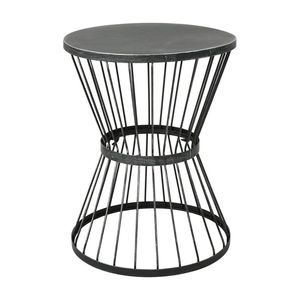Best Trending <b>Round</b> Metal End <b>Table</b> Modern Nightstand Weather Resistant Side <b>Table</b> for <b>Small</b> Spaces Living Room Bedroom - Product Image 5
