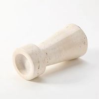 Brûleur d'encens en pierre de travertin naturel personnalisé, écologique, durable, fait main, pour la maison, religieux, été, automne, printemps, art moderne
