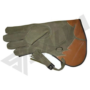 Wholesale High Quality Eco-Friendly Elbow-Length Four Seasons Use Professional Falconry OEM Acceptable Original Leather Gloves - Product Image 5