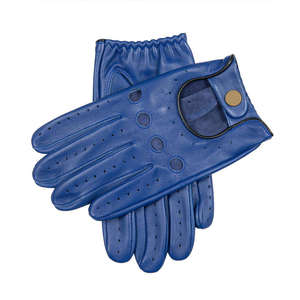 Gants de conduite en cuir pour hommes, à doigts entiers, de qualité supérieure, doux, respirants, design personnalisé, best-seller - Product Image 1
