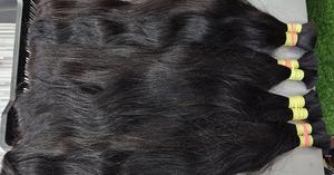 ผมต่อจากผมมนุษย์ดิบธรรมชาติเกรดอินเดียผมลอนผมสีดำผมทอผมเส้นเดียว - Product Image 4