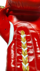 Guantes de Boxeo con Logotipo Personalizado, Guantes de Boxeo Deportivos Transpirables y Duraderos con Cierre de Cordones Antideslizantes para Adultos - Product Image 3