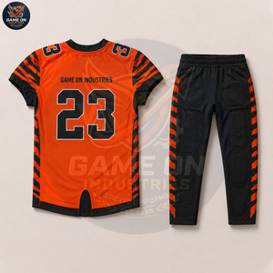 Ensemble d'uniformes de football américain personnalisés, maillot en mesh respirant, pantalon rembourré, vêtements de sport pour équipe, vêtements de performance pour entraînement et matchs - Product Image 4