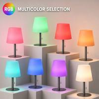 Lampe de table sans fil rechargeable, batterie 2000 mAh, lampe de nuit LED avec USB Type-C, sans scintillement, CRI élevé, lampe de lecture et d'étude pour chevet