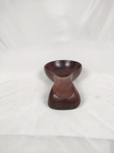 <b>Set</b> of 3 Wooden Bowls Acacia <b>Candle</b> Wooden Snack Carved Wooden Bowl Home <b>Gift</b> handmade from India - Product Image 3