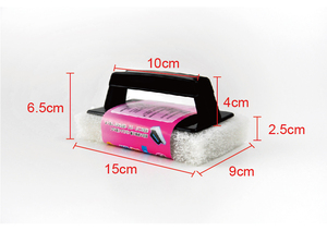 Bathroom cleaning <b>sponge</b> with <b>handle</b>: effortless bathroom cleaning. - Product Image 3