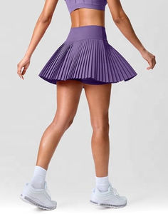 Jupes mini XS 100 % coton de haute qualité pour femmes, respirantes, décontractées, streetwear, logo personnalisé, confortables, imprimées, sequins naturels - Product Image 2