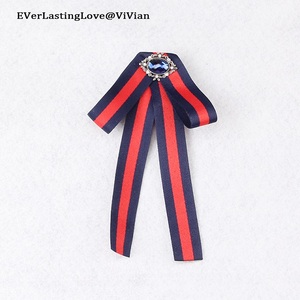 Elegante Broche de Lazo Grande con Gemas, Pin Decorativo con Cristales, Joyería de Moda para Mujer, para Fiestas y Bodas - Product Image 4