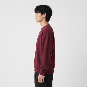 Wholesale custom textured graphic sweatshirt with boxy sweatshirt and graphic sweatshirt for US retailers - Product Image 3