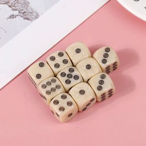 GAME HANDMADE RESIN PATTERN ECO-friendly Portable 6 Sided Acrylic Round Corner Standard Game D6 <b>Dice</b> for Yahtzee Game - Product Image 3