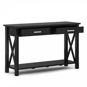 Kitchener <b>Black</b> Console <b>Sofa</b> <b>Table</b> - Product Image 5