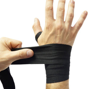 Muñequera Antideslizante de la Mejor Calidad con Tela Ligera y Transpirable, Cierre de Gancho y Bucle para Entrenamiento Físico, Gimnasio y Fuerza - Product Image 1