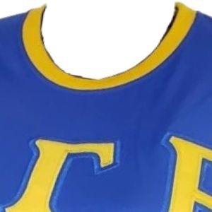 Camiseta de la Hermandad Sigma Gamma Rho, Azul, para Mujer, Manga Corta, Cuello Redondo, con Gráfico de Letras Griegas, Informal, Personalizada - Product Image 6