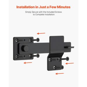 Chiusura a Scatto in Metallo Resistente, Alta Durezza, Rotazione a 360 Gradi, Finitura Opaca a Polvere - Product Image 5