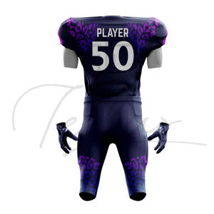 Tenue de football américain de haute qualité, design personnalisé, très vendue, tissu léger, uniforme de football américain en gros - Product Image 2