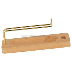 Support écologique pour bâtonnets de Palo Santo, plateau de fumigation en bois fait main, brûleur d'aromathérapie, décoration de bien-être pour la pièce - Product Image 1