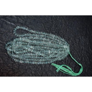 Cuentas de Amatista Verde Natural al por Mayor, Cuentas de Morganita en Forma de Rondelle de 18 mm con Corte Liso para la Fabricación de Joyas, Jaipur, India - Product Image 2