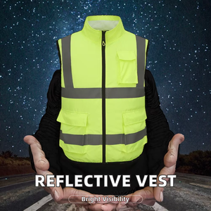 Gilet de sécurité réfléchissant pour homme, imperméable et anti-coupure, pour l'hiver et la circulation routière - Product Image 2