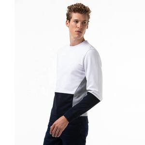 Jersey de manga larga de gran tamaño personalizado Unisex, sudadera 100% algodón, ropa deportiva informal para hombre, ropa de calle, patrón impreso - Product Image 3