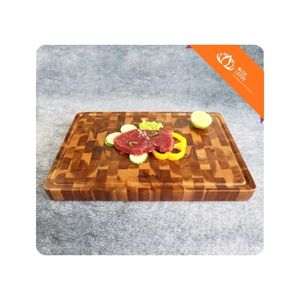 [MEILLEURES VENTES] Planche à découper en bois d'acacia, compatible lave-vaisselle, pour trancher légumes, fruits, viande, préparation des repas, cuisines du Vietnam - Product Image 1