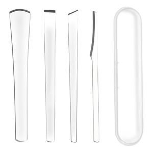 Classic 4-Piece Stainless Steel 3 1 Professional Foot Rasp Ingrown Toenail Removal <b>Kit</b> Double-Sided Pedicure Tools - Product Image 3