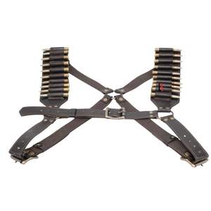 Bandoulière en cuir véritable avec cadre externe, étanche, pour panneau solaire, courbée, avec chaîne, pour la chasse et l'extérieur - Product Image 4