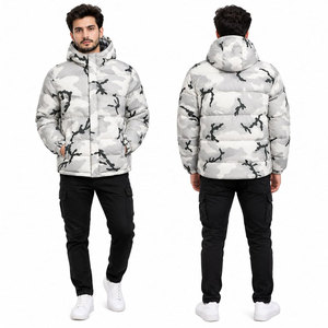 Blouson matelassé léger à capuche, design isolant, style tendance, coupe décontractée, idéal pour le froid, streetwear. - Product Image 4