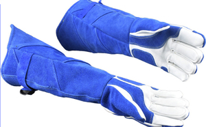 Gants de manipulation des animaux, gants de sécurité anti-morsures, gants de protection en cuir résistants aux perforations pour chien, chat, serpent, faucon - Product Image 4