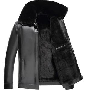 <b>SMART</b> SHINE ENTERPRISES <b>Men</b> Premium Leather <b>Jacket</b> Classic Full Zip Casual Soft Comfortable Durable Regular Fit Winter Quick Dry - Product Image 2