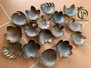 Porte-savon en coquille de noix de coco naturelle, vente en gros, fait main, accessoires de salle de bain écologiques, usine du Vietnam - Product Image 3