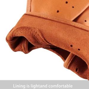 Guantes de Conducción de Cuero PU de Alta Calidad para Hombre, para Motociclismo, Ciclismo, Deportes al Aire Libre, Invierno, Casuales, de Pakistán - Product Image 4