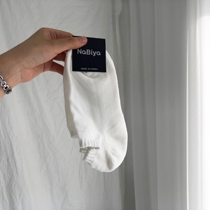 NaBiya Men <b>Ankle</b> <b>Socks</b> Solid Color Cotton Breathable Daily Wear Made In Korea Spring Season - Product Image 3