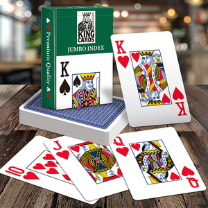 KING <b>CARDS</b> Premium 310gsm Smooth Finish Paper <b>Playing</b> <b>Cards</b>-Jumbo Index Family Use - Product Image 3