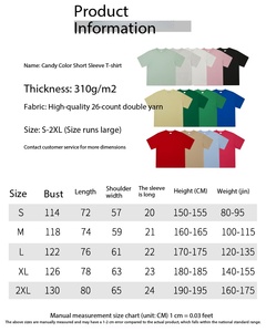 เสื้อยืดแขนสามส่วนทรงโอเวอร์ไซส์ ผ้าคอตตอนหวี 100% เส้นด้ายคู่ หนัก 310GSM ราคาโรงงานจากบังกลาเทศ - Product Image 2