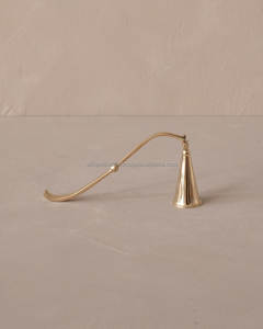 Brass <b>Candle</b> Snuffer With Bell Design For Votive <b>Candles</b> Smokeless Flame Extinguisher Classic Style - Product Image 4
